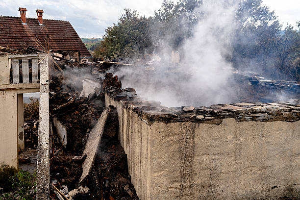 Professional Fire Damage Removal technician working in Runnemede, NJ